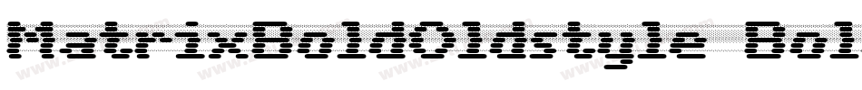 MatrixBoldOldstyle Bold字体转换